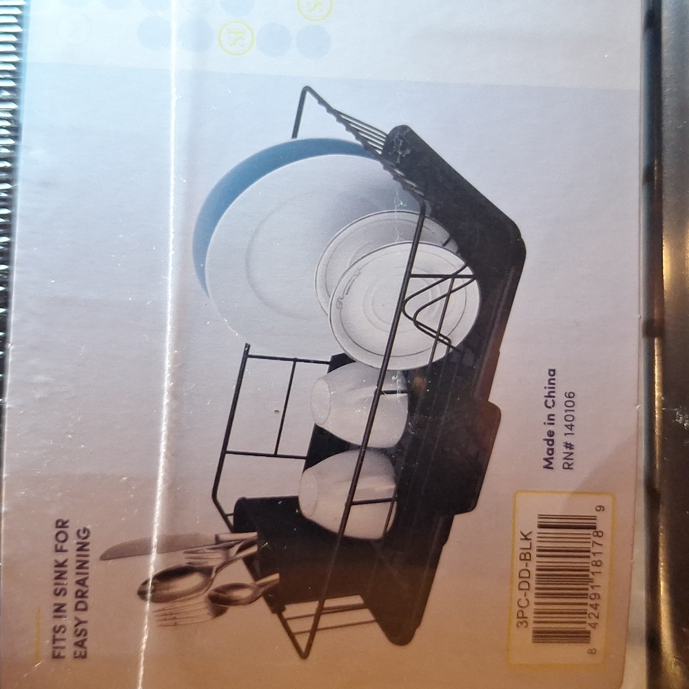 NEW Dish Drying Rack 3 Piece Set - Picture 3 of 4